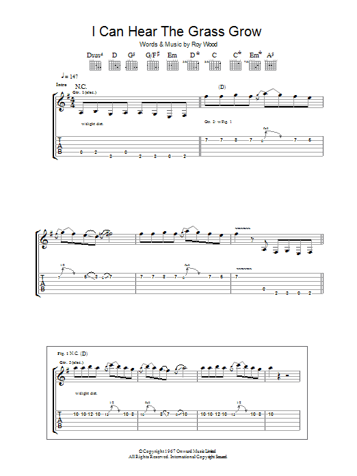 Produktgalerie: Seite 1 von 1 I Can Hear The Grass Grow, The Move, Gitarre