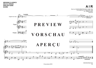 Produktgalerie: Seite 2 von 5 Air , , (Englischhorn + Orgel)