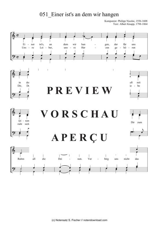 Produktgalerie: Seite 1 von 2 Einer ist's an dem wir hangen , , (Gemischter Chor)