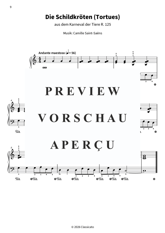 Product gallery: Page 11 of 11 Langsame Stücke für Faultier-Pianisten - In vereinfachten Fassungen, , Solo Piano