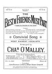 cover: The Best Of Friends Must Part, Charles O'Malley
