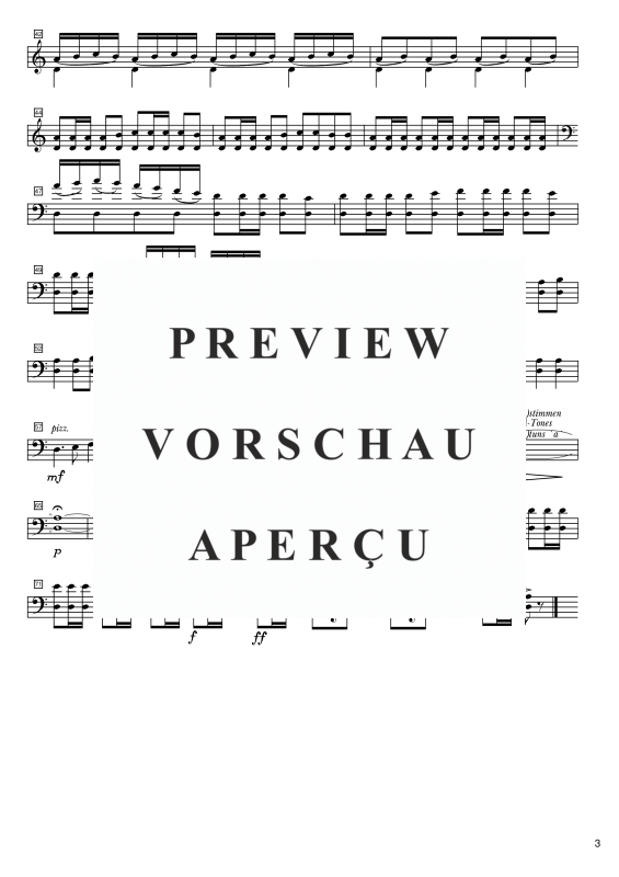 gallery: Dance sacrale kanonique, , Double Bass Quintet - Single Parts