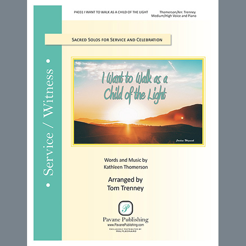 cover: I Want To Walk As A Child Of The Light, Tom Trenney