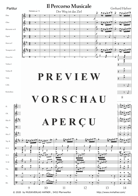 Product gallery: Page 6 of 11 Il Percorso musicale, , (Mixed ensemble winds, strings and drumset)