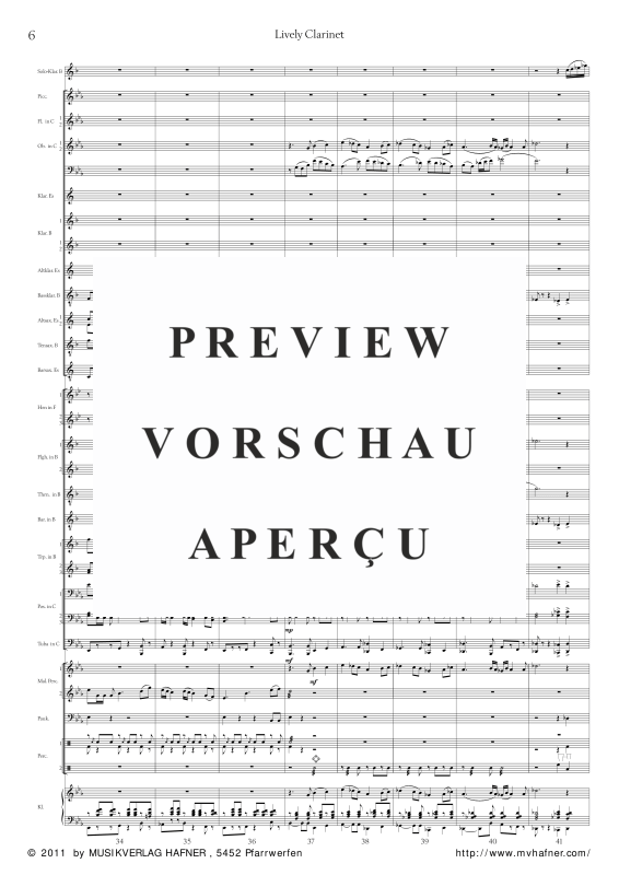 Product gallery: Page 11 of 11 Lively Clarinet, , (large wind orchestra)