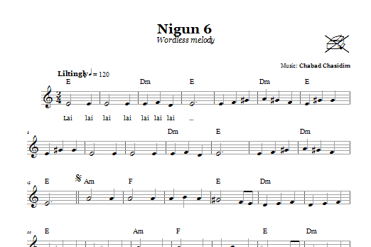 Product picture to:  Nigun 6 (Wordless Melody) - Chabad Chasidim