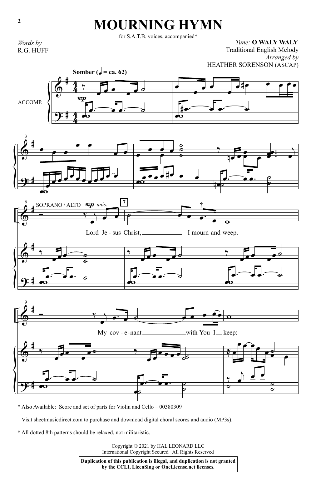 Produktbild zu: Mourning Hymn
