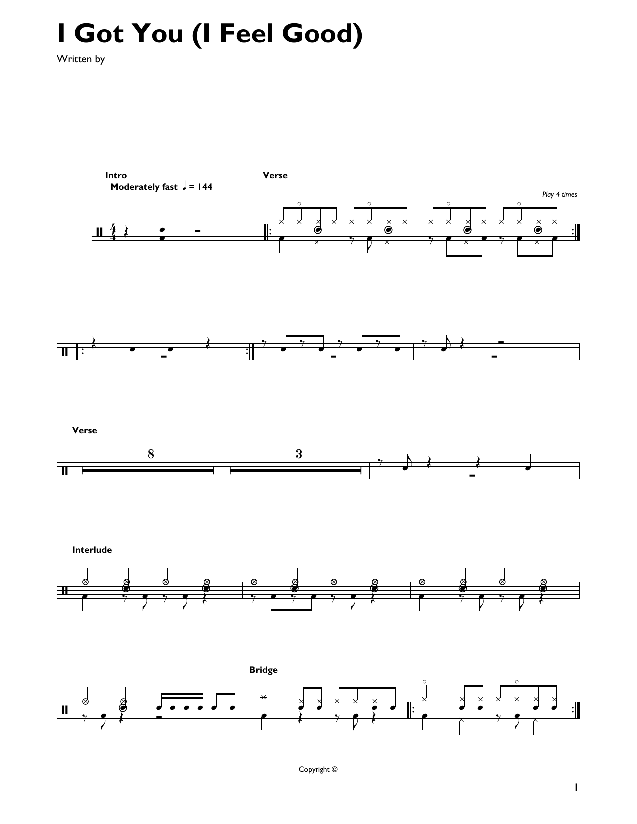 Product gallery: Page 1 of 1 I Got You (I Feel Good), James Brown