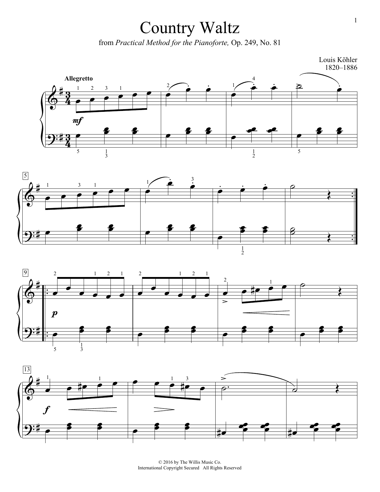 Produktbild zu: Country Waltz