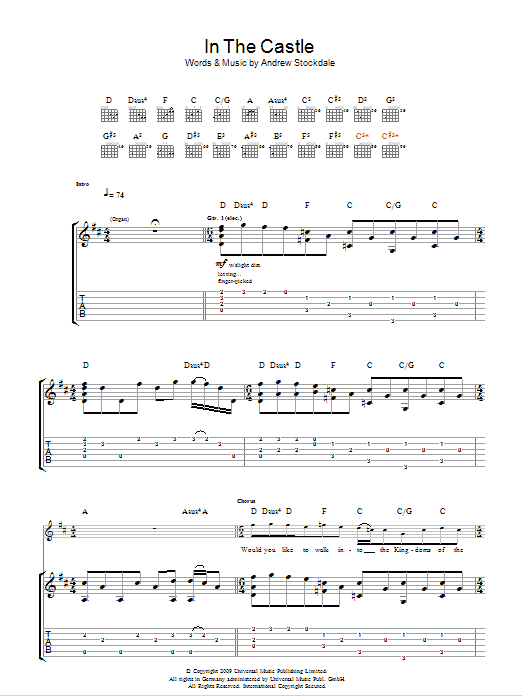 Produktgalerie: Seite 1 von 1 In The Castle, Wolfmother, Gitarre