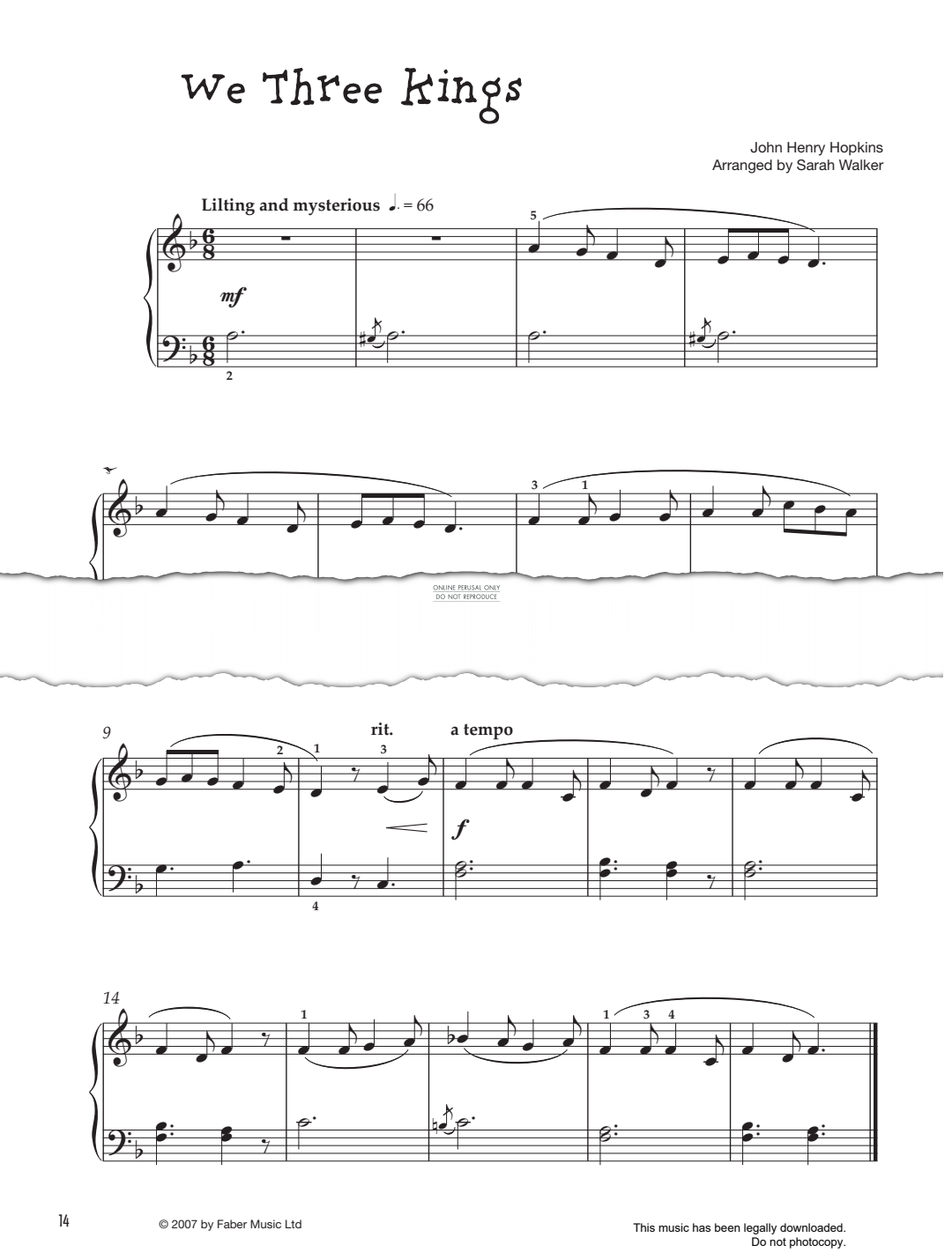 Produktbild zu: We Three Kings