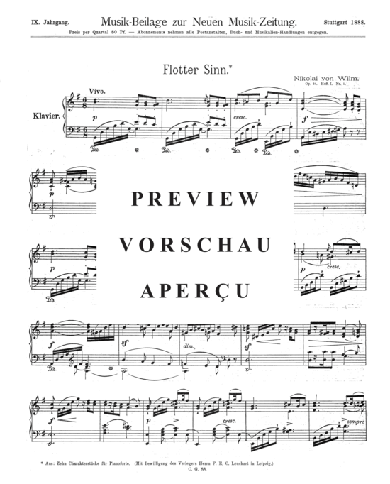 gallery: Flotter Sinn , , (Klavier Solo)