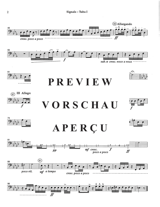 Produktgalerie: Seite 11 von 15 Signals , , (Tuba Trio)