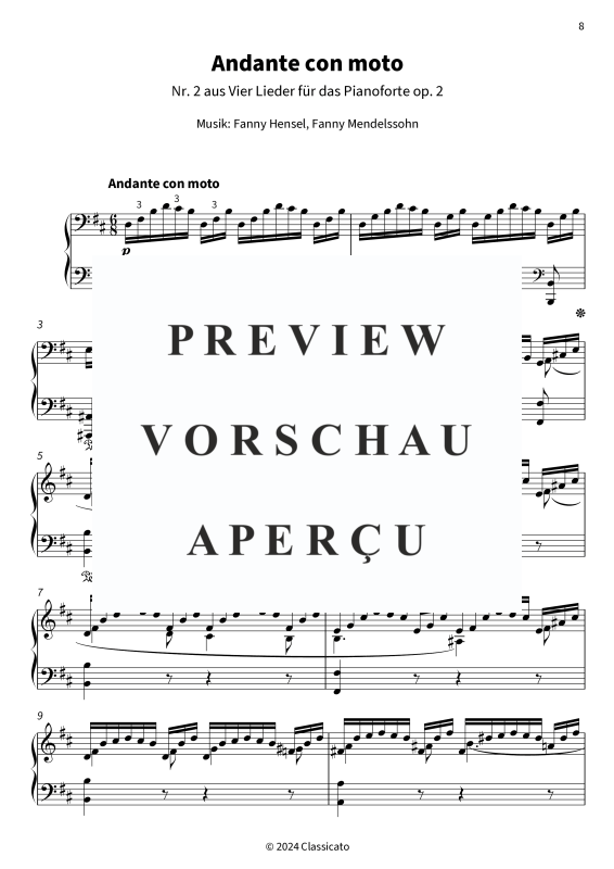 Product gallery: Page 10 of 11 Vier Lieder für das Pianoforte op. 2, , Piano Solo