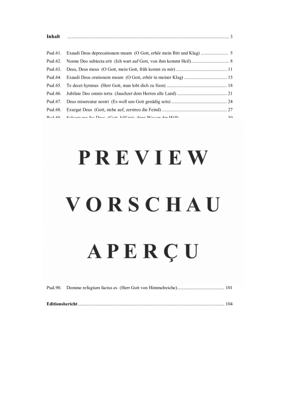 Product gallery: Page 6 of 11 Der gantz Psalter Davids, Bd. 3, Psalm 61 - 90, , (mixed choir)