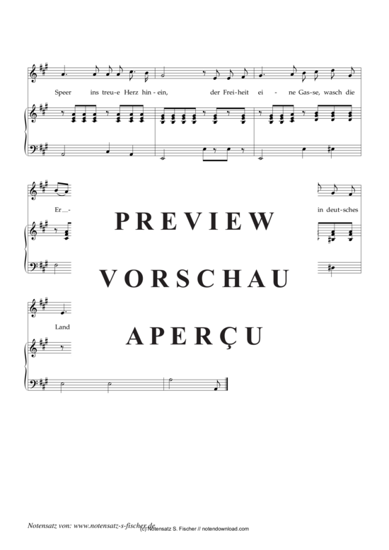 Product gallery: Page 3 of 4 Frisch auf mein Volk , , Piano and Voice