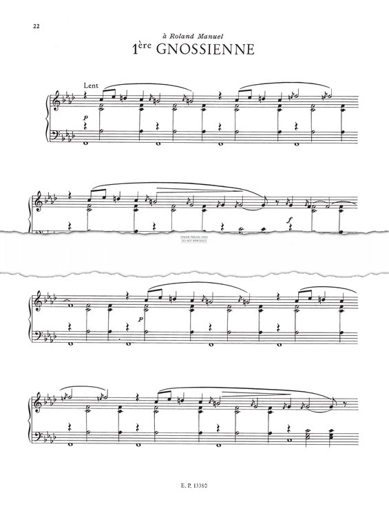 Produktbild zu: Gnossienne No.1