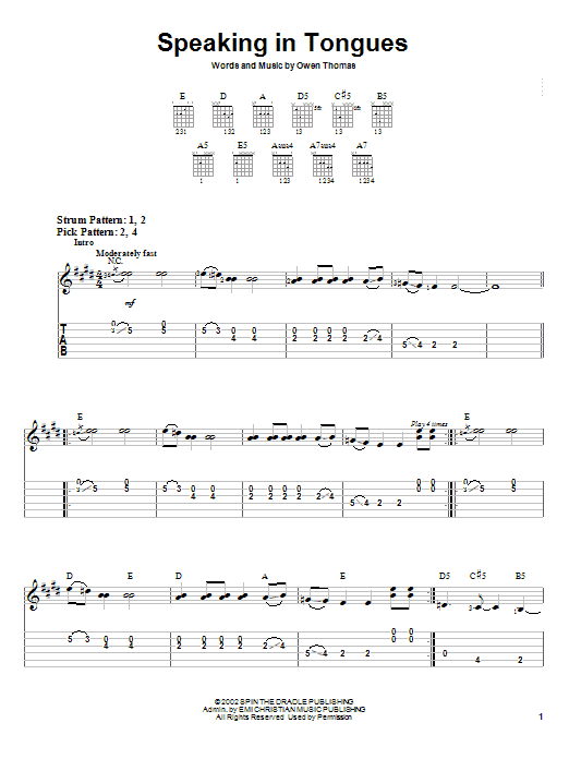 Product gallery: Page 1 of 1 Speaking In Tongues, The Elms