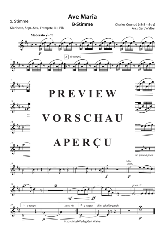 gallery: Ave Maria , , (Quintett flexible Besetzung)