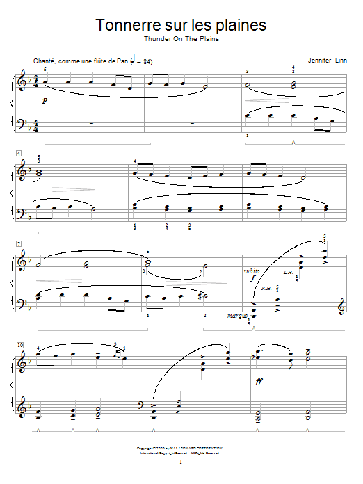 Product picture to:  Tonnerre sur les plaines (Thunder On The Plains) - Jennifer Linn