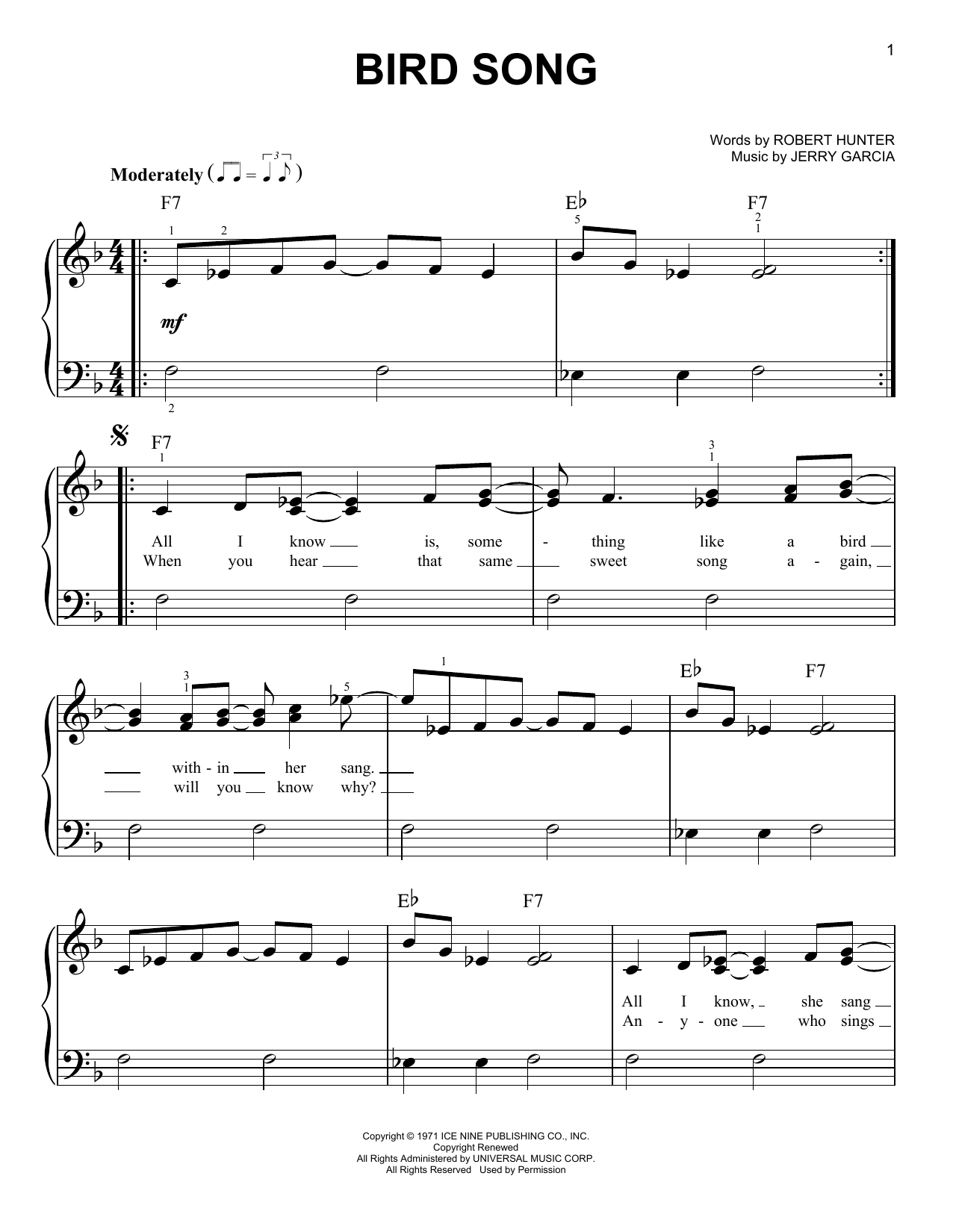 Produktbild zu: Bird Song