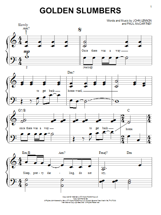 Produktbild zu: Golden Slumbers