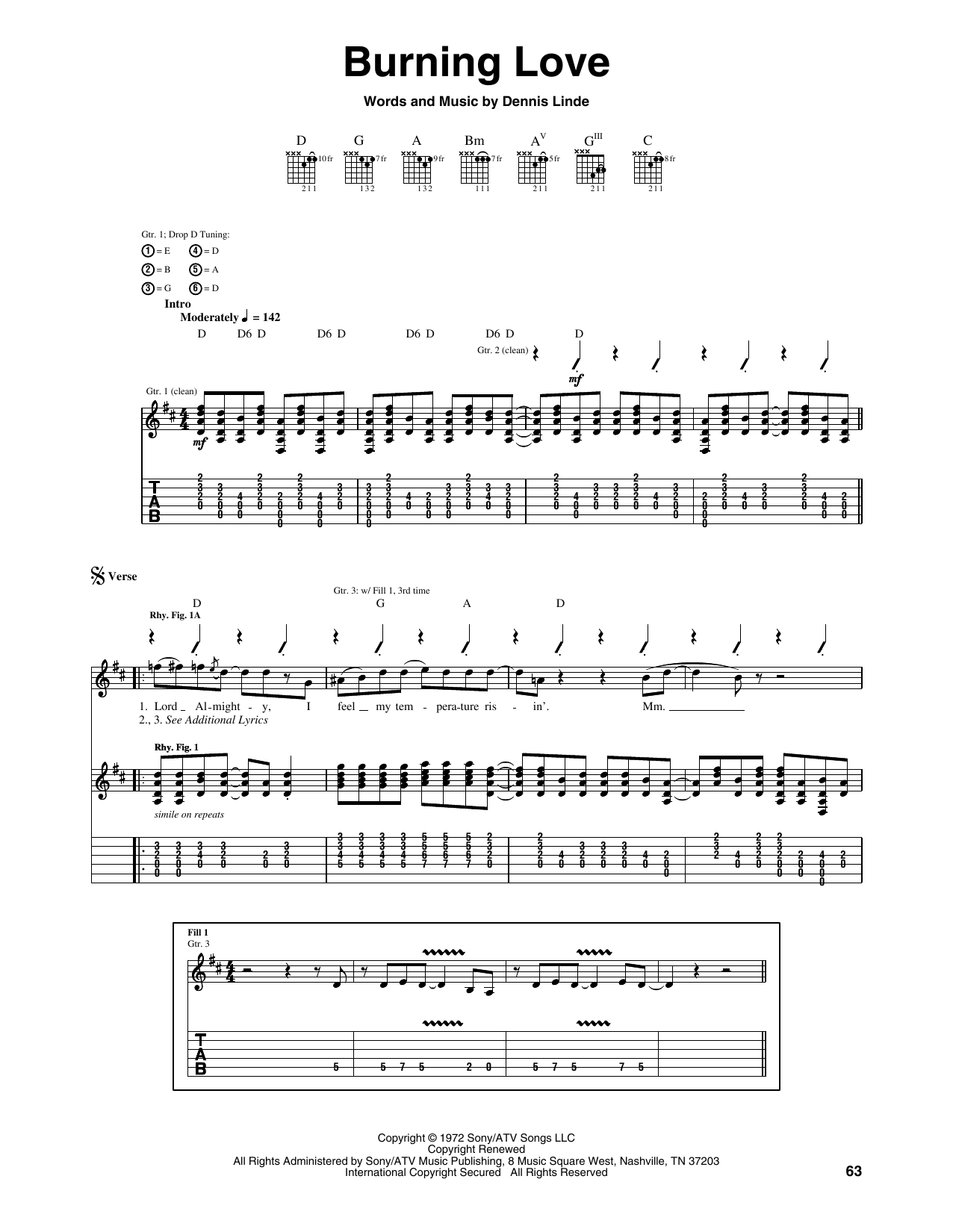 Produktgalerie: Seite 1 von 1 Burning Love, Elvis Presley, Gitarre