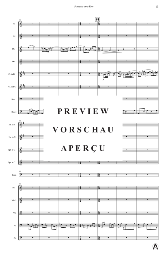 Produktgalerie: Seite 16 von 21 Fantasia on a Row , , (Orchester)