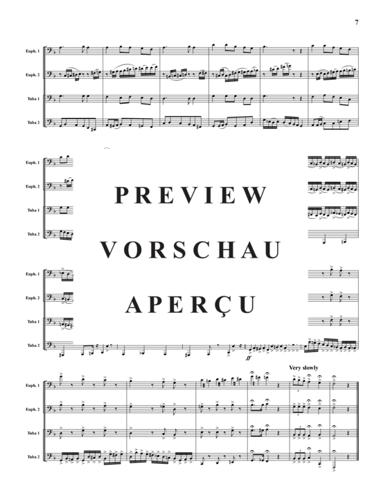 Product gallery: Page 8 of 21 Variations on America (1891) , ,  (Tuba Quartet: 2x Baritone, 2xTuba)
