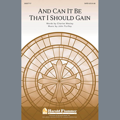 cover: And Can It Be That I Should Gain, John Purifoy