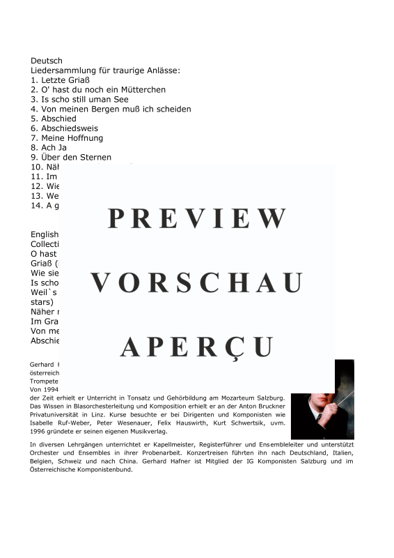 gallery: 14 Begräbnislieder, , (Blechbläser Quartett)