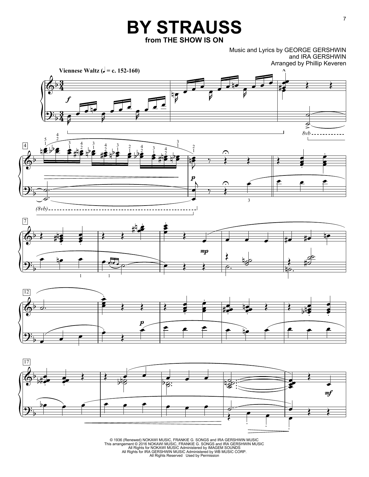 Produktbild zu: By Strauss (arr. Phillip Keveren)