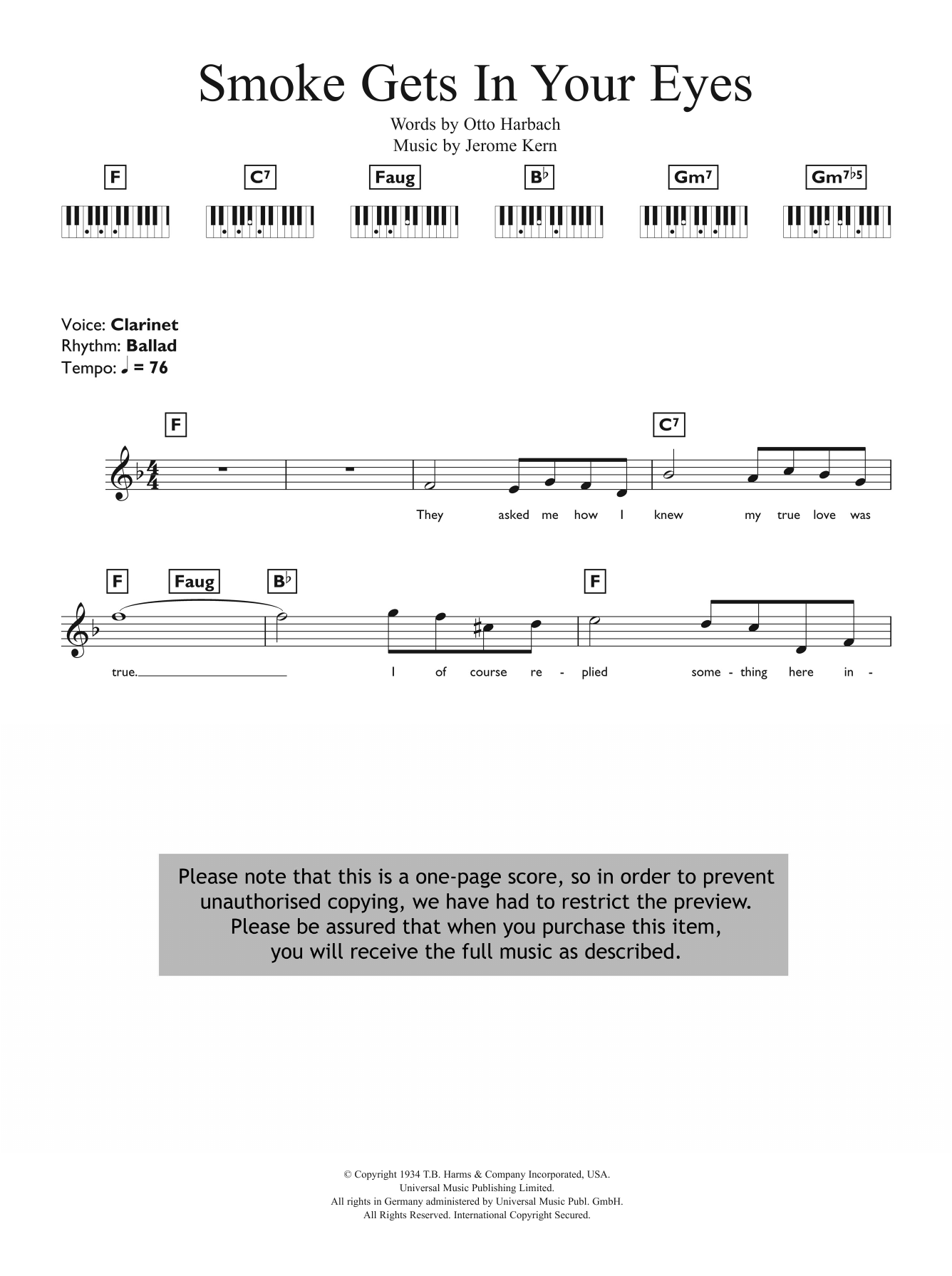 Produktbild zu: Smoke Gets In Your Eyes (abridged)