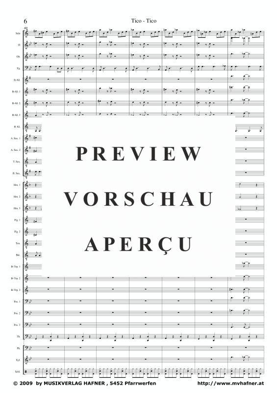 Product gallery: Page 11 of 11 Tico - Tico, , (large wind orchestra)