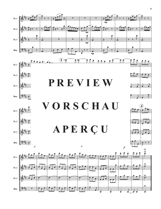 Product gallery: Page 6 of 14 Celebration , , (3x flute + bassoon)