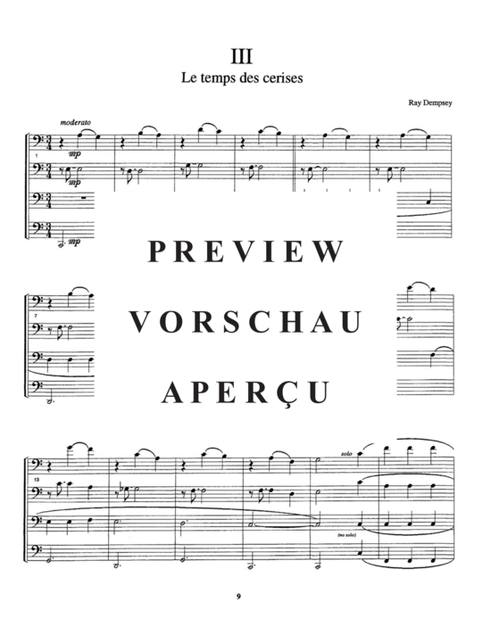 Product gallery: Page 13 of 21 French Suite (Quatre Chansons) , ,  (Tuba Quartett EETT)