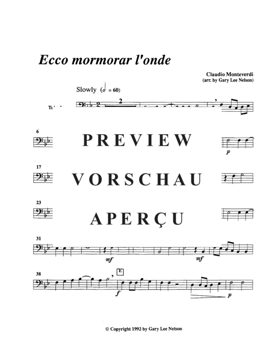 gallery: Ecco Mormorar l´onde , , (Tuba Quntett EETTT)