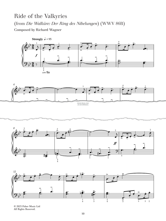 Produktbild zu: The Ride of the Valkyries (from 'Die Walküre') (WWV 86B)