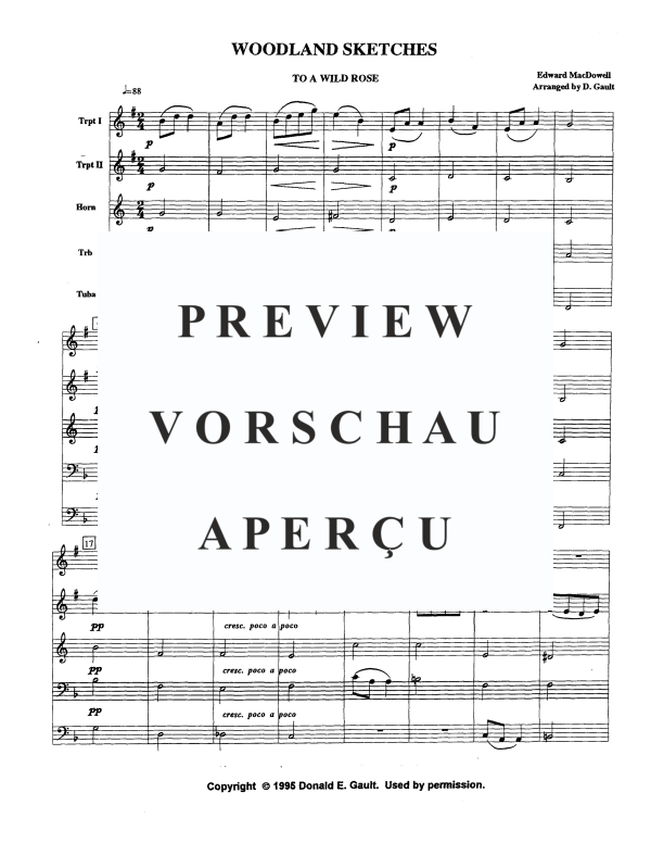Produktgalerie: Seite 3 von 11 Woodland Sketches, , Blechbläser Quintett