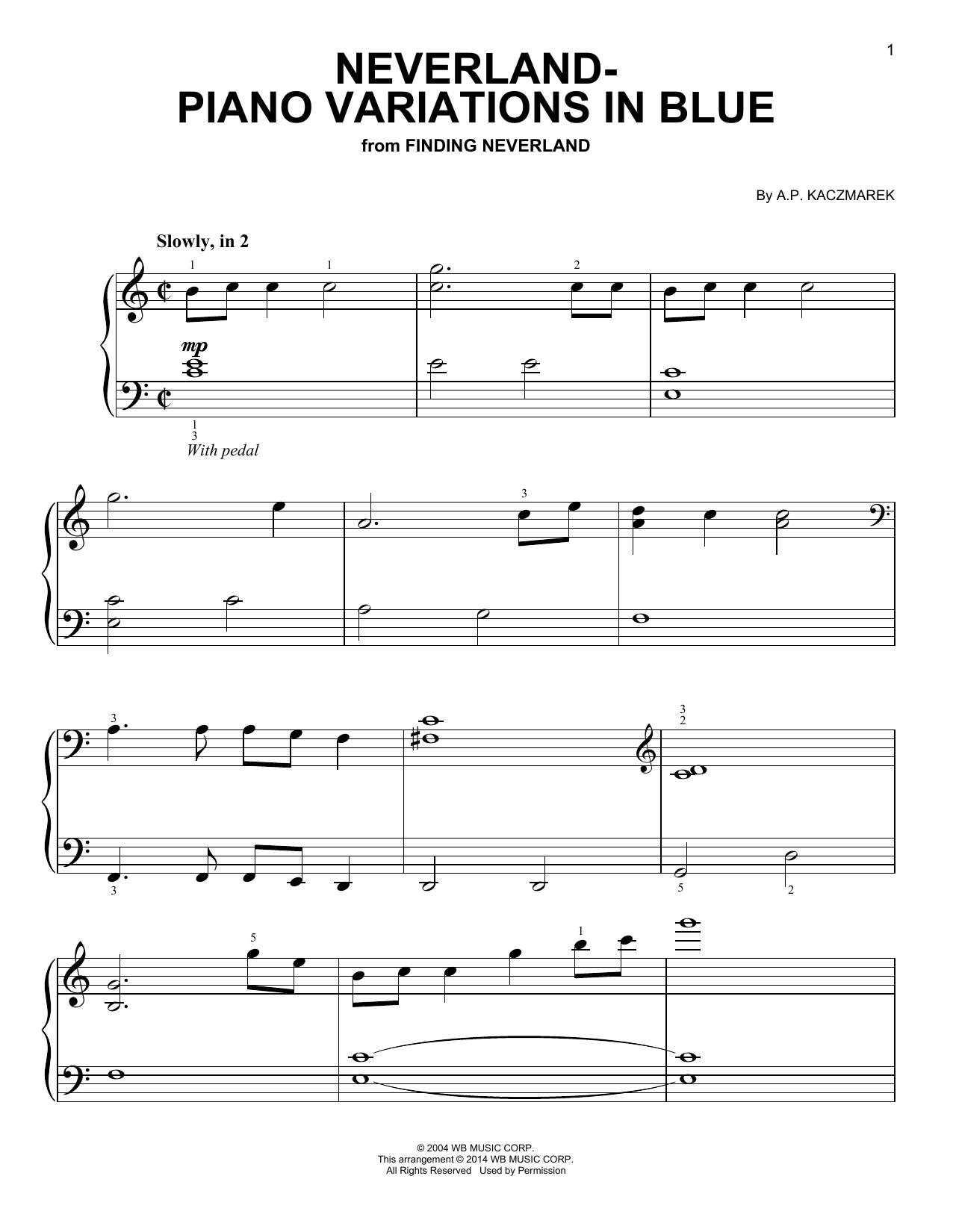 Produktgalerie: Seite 1 von 1 Neverland - Piano Variations In Blue, A.P. Kaczmarek, Klavier
