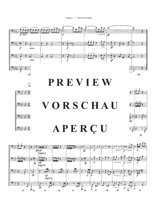 Product gallery: Page 7 of 21 The Four Troubadours , , (Tuba Quartett EETT)