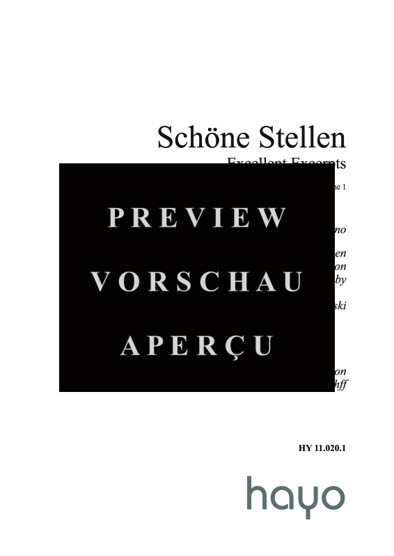 gallery: Schöne Stellen aus Oper und Konzert, , (Klavier Solo)