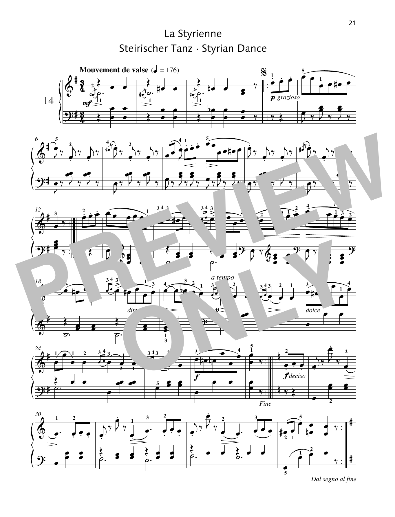 Product gallery: Page 1 of 1 Styrian Dance, Friedrich Burgmuller