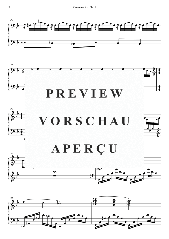 gallery: 3 Consolations - Harmonien des Trostes und der Hoffnung, , (Klavier Solo)