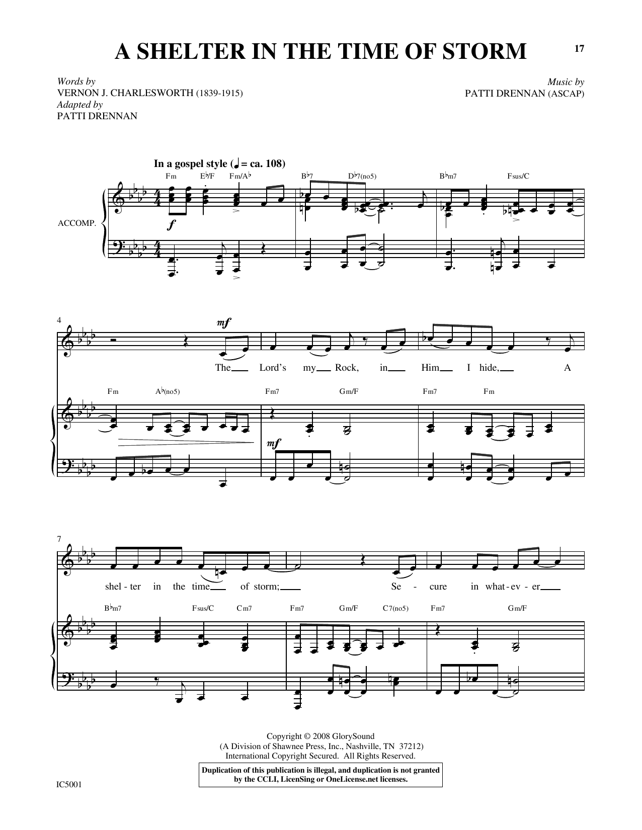 Produktgalerie: Seite 1 von 1 A Shelter In The Time Of Storm, Patti Drennan, Gesang, Klavier