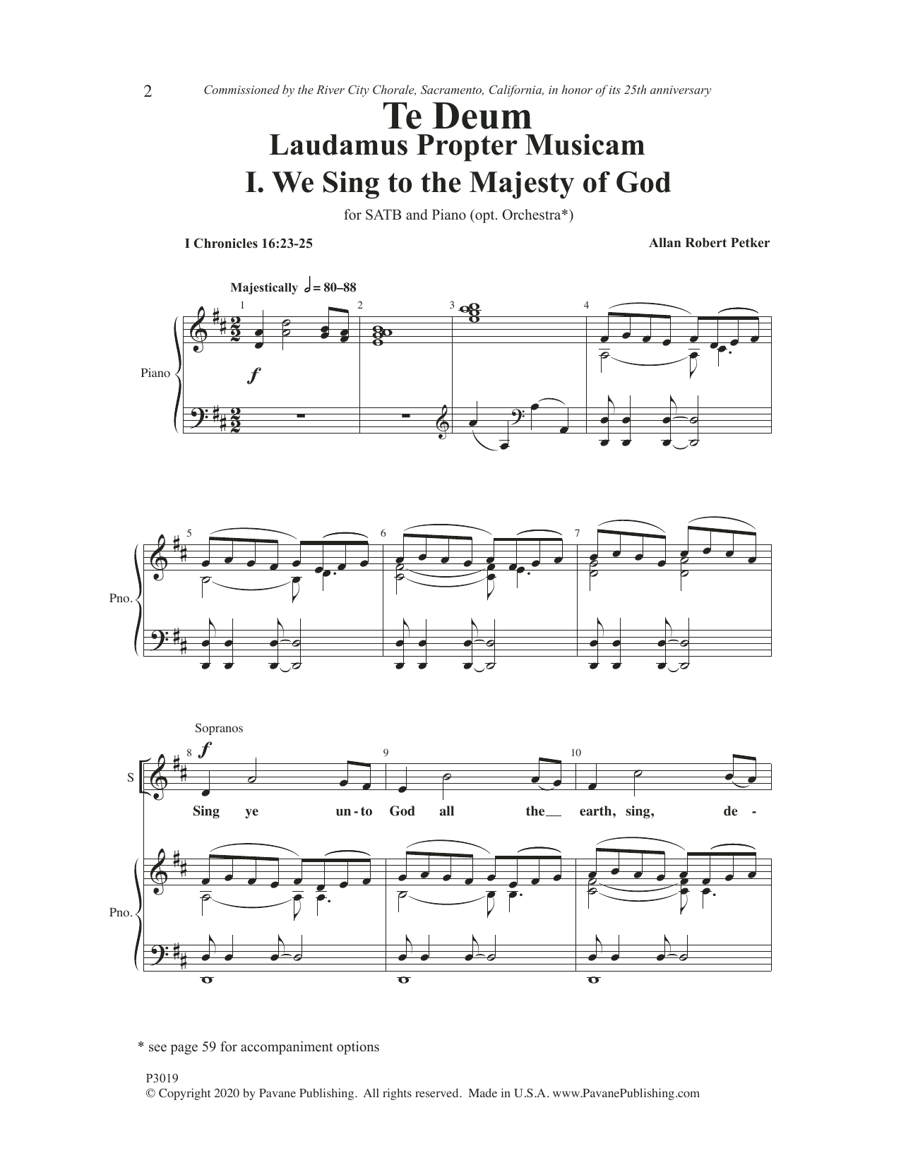 Product picture to: Te Deum Laudamus Propter Musicam