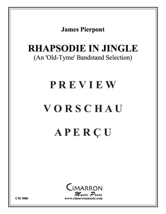 Produktgalerie: Seite 2 von 21 Rhapsodie in Jingle , , (Doppeltes Blechbläserquintett)