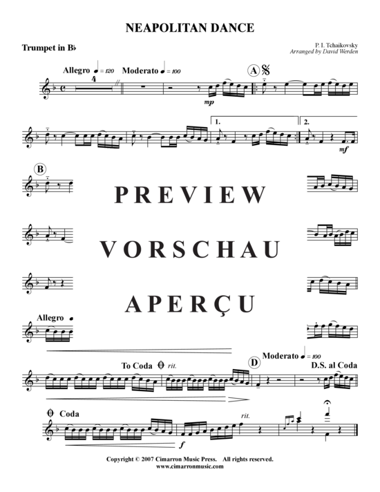 Produktgalerie: Seite 5 von 5 Neapolitanischer Tanz , , (Trompete + Klavier)