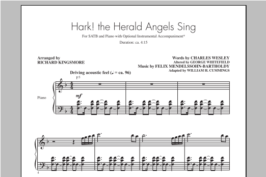 Product gallery: Page 1 of 1 Hark! The Herald Angels Sing, Richard Kingsmore