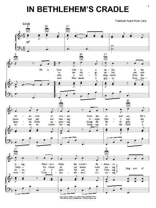 Product gallery: Page 1 of 1 In Bethlehem's Cradle, Traditional